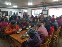 창원 월영동 석정원식당, 급식 봉사