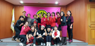 산청오부면 평생교육강좌 줌바 종강파티