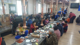 거제거룡 로타리, 일운면 어르신 경로잔치