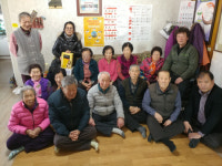 거제시 수양동 발전협의회, 설 명절 후 경로당 방문