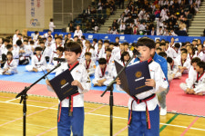 진주JC회장배 태권도품새대회 개최