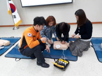 동남통계청 창원사무소, 심폐소생술 교육