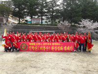 해병대진주시전우회 남강마라톤 봉사활동