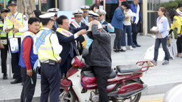 합천군·합천署·바르게協, 교통캠페인 실시