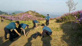 경남경찰청 제1기동대, 황매산 환경정화