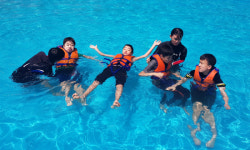 거제애광학교, 생존수영 교실