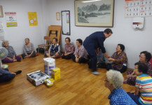 창원 사파동, 추석 맞이 경로당 위문 웃음꽃 활짝