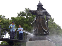 태풍 지난 자리, 김시민장군 대청소