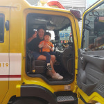 진주소방서, 소방차 길 터주기 시민 동승 캠페인