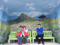 산청자원봉사센터 버스정류장 리폼 활동