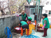거제 일운면새마을부녀회 사랑의 빨래데이 실시