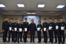 거창소방서, 신임소방관 9명 관서실습 수료식