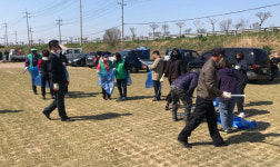 창녕군 도천면 영산천 봄맞이 환경정화