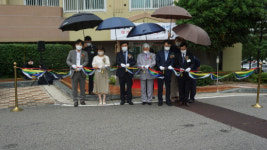 LH, 김해율현 사할린 쉼터 재개장·현판식