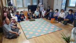 강성만 마산 석전동 동장 경로당 방문