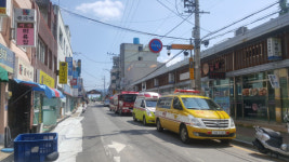 하동소방서, 전통시장 소방차 길 터주기 캠페인