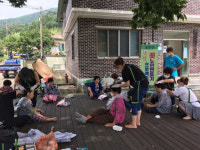 고성군 개천면 꽃노인 만들기 봉사활동