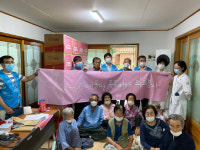 진주복음병원 수해현장 의료봉사·구호물품 전달