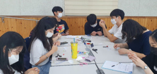 거제 고현청소년문화의집, 비즈 팔찌&반지 만들기 진행