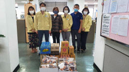 거제시자원봉사단체협의회, 보건소에 응원 물품 전달
