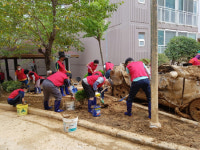 거제시자원봉사센터, 태풍 하이선 피해복구 봉사