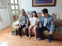 창원 회성동, 효행장려수당 대상 가정 방문