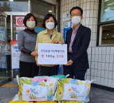 진주 신안동 봉사단체협, 저소득계층에 백미 기탁