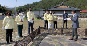 진주시의회, 수곡면 문화재 관리 현장점검