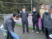 마산합포구, 밤밭고개 횡단보도 설치 점검
