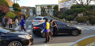 창원 성산구, 수능시험장 주변 교통지도활동