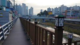 창원 석전동, 삼호천 데크로드 경관조명 설치