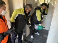 창녕읍 의용소방대, 창녕읍 공공화장실 소독활동