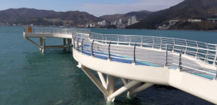 거제 옥림 해상전망대 구간 해안거님길 준공