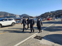 통영해양경찰서장, 욕지·사량도 현장점검