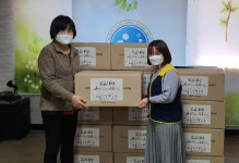 진주시가좌사회복지관, 요양시설 등에 마스크 전달