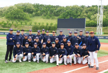 동원과학기술대학교 야구부 완봉승으로 창단 첫 승