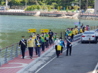 창원 귀산 해안도로 텐트치고 취사하면 안됩니다