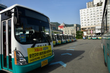 거제지역 108대 시내버스 결국 멈췄다