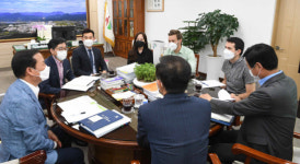 스페인 엘리베이터기업 오로나, 거창군 방문