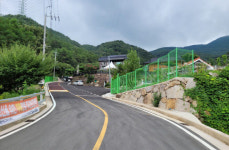 양산시 동면202호선 농어촌도로 추가 확장 개통