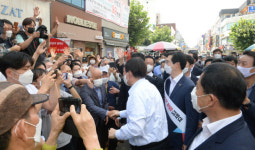 윤석열 국힘 대선예비후보 진주시민 여러분 반갑습니다