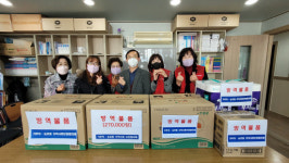 거제 능포동 지사보협, 지역아동센터 방역물품 지원