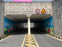 창원시, 용원 지하차도 벽화그리기 완료