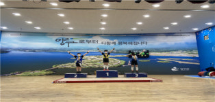 거창대성중 하상진 제70회 춘계남자역도대회 3관왕