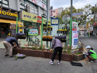 창원 성주동, 쓰레기 투기 방지 양심화단 정비
