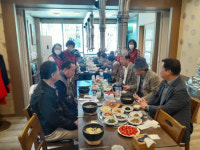 통영 한진로즈힐부녀회, 경로당 점심 대접