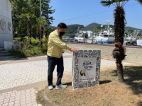 통영시 무전해변공원 내 타일아트 조형물 5점 설치