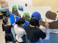 경남서부보훈지청·위더스, 진주 개양중 보훈 벽화 조성