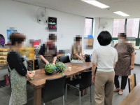 진해 웅동1동장, 마천무료급식소 봉사자 격려