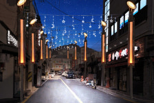 사천시, 벌리동 일대 루미나리에 빛거리 조성